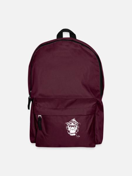 Ironic Chimp - Darks - Rucksack - Burgunderrot