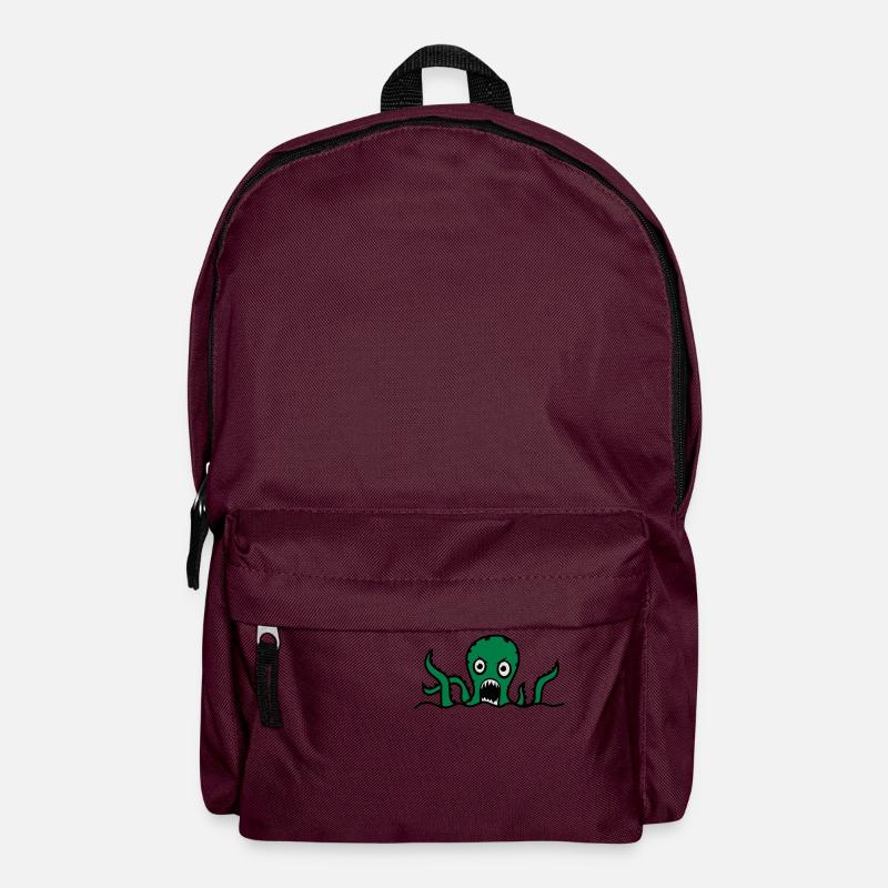 Octopus - Rucksack - Burgunderrot