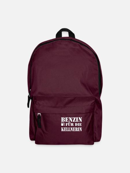 Benzin für Kellnerin - Rucksack - Burgunderrot