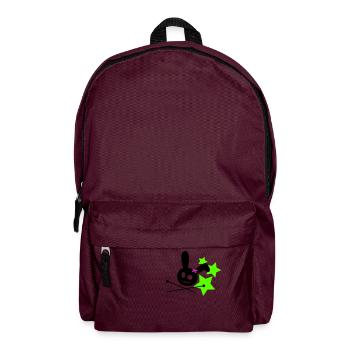 Voodoo Bunny Stars - Backpack - burgundy - Front