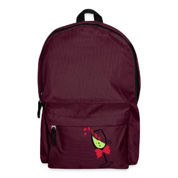 Christmas drink - Backpack - burgundy - Front