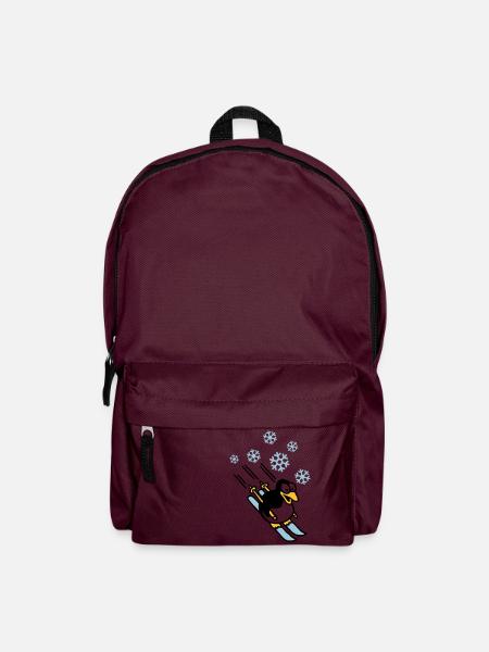 pinguin_ski_022011_h_3c - Backpack - burgundy