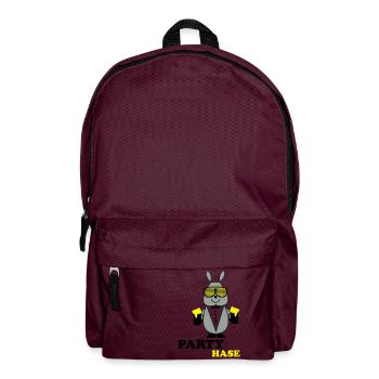 party_hase - Rucksack - Burgunderrot - Vorne