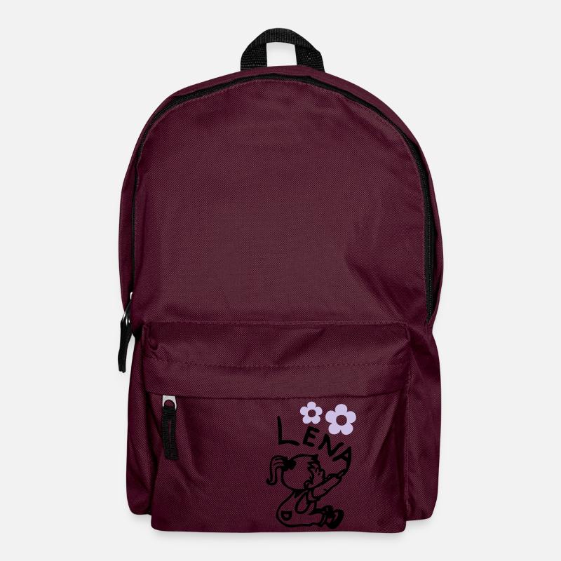naam lena © - Rucksack - Burgunderrot