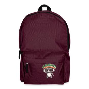 Koala Comic Funny Sombrero - Backpack - burgundy - Front