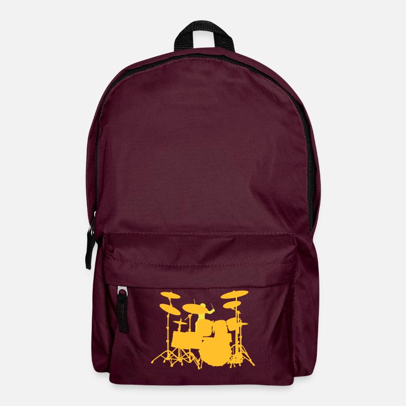 Drumset - Rucksack - Burgunderrot