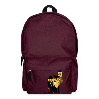 Egon, Kjeld und Benny - Rucksack - Burgunderrot - Vorne