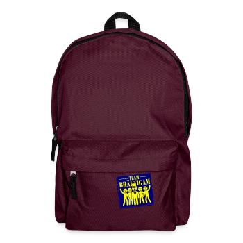Team Bräutigam - Rucksack - Burgunderrot - Vorne