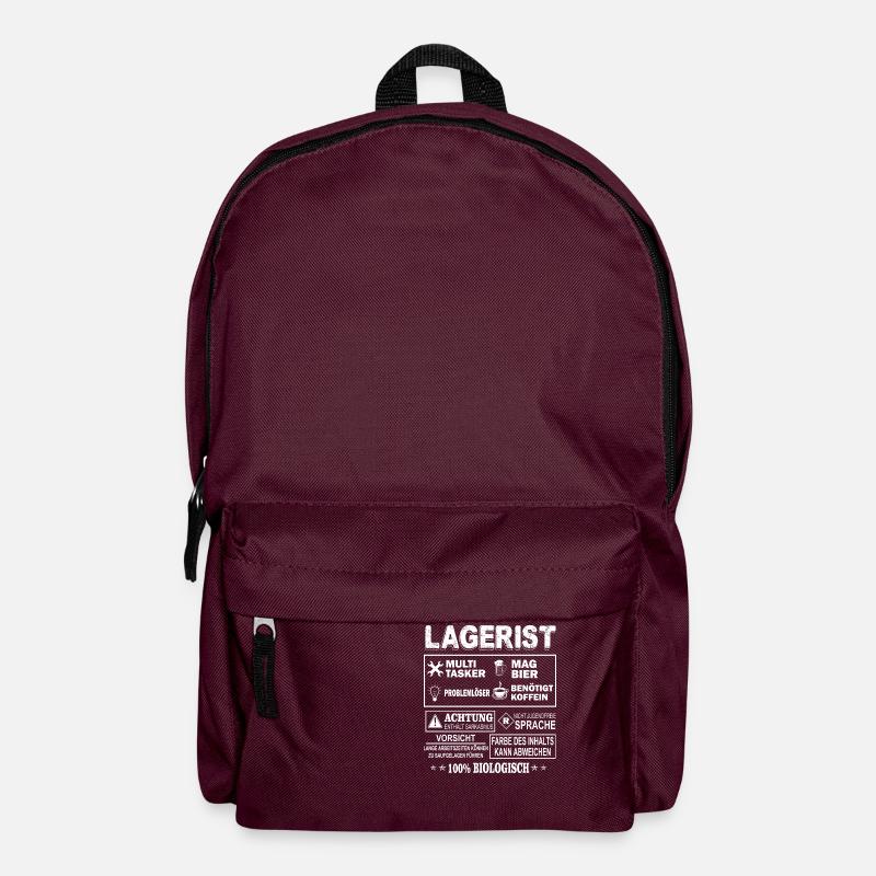 Lagerist - Rucksack - Burgunderrot