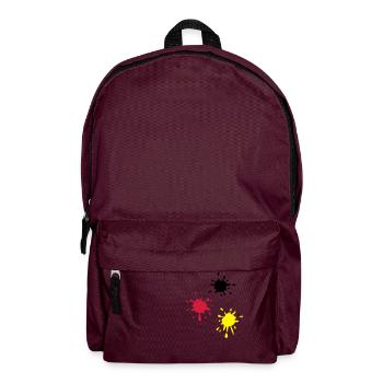 Art, paint (super cheap!) - Backpack - burgundy - Front