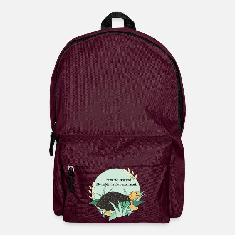 Turtle Cassiopeia - Backpack - burgundy