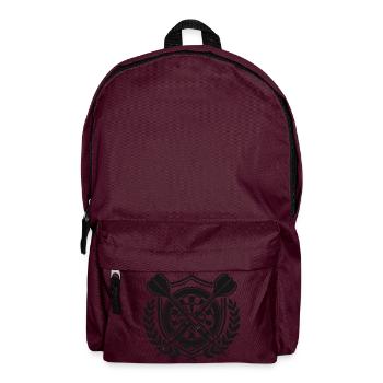 Dartpfeile Lorbeerkranz Wappen - Rucksack - Burgunderrot - Vorne