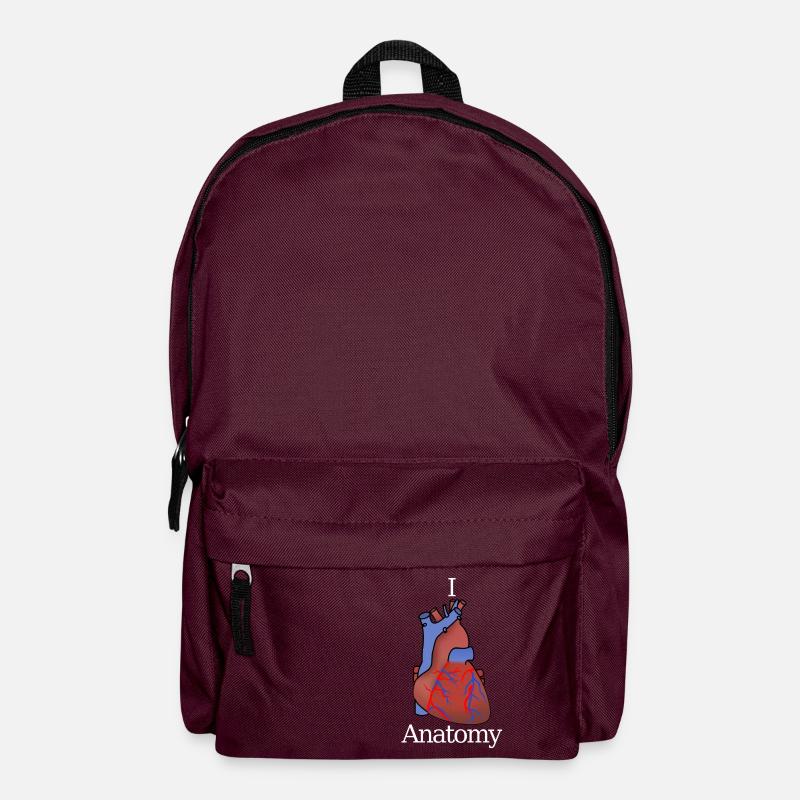 I love Anatomy - Rucksack - Burgunderrot