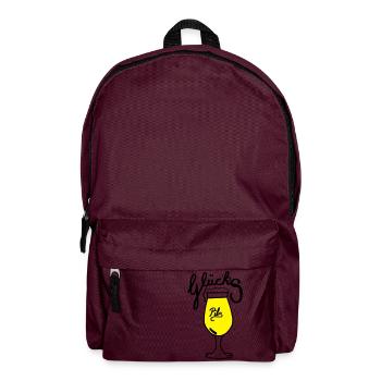Glückspils - Rucksack - Burgunderrot - Vorne