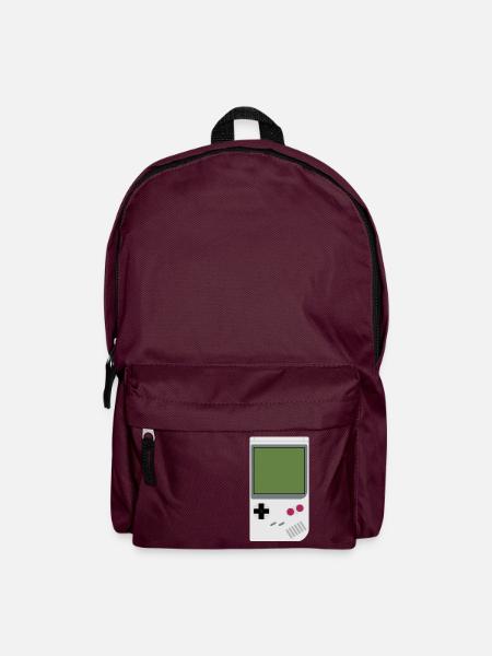 Spielkonsole - Rucksack - Burgunderrot