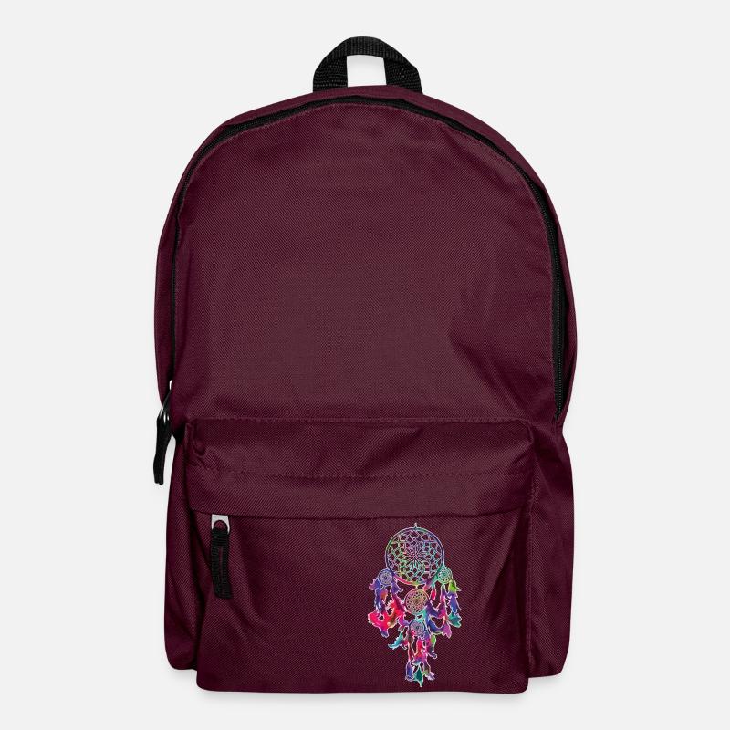dream catcher - Backpack - burgundy