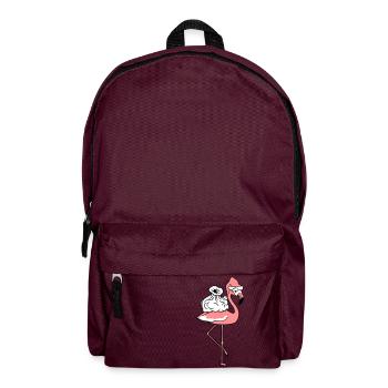 weihnachten winter geschenke sack nikolaus santa c - Rucksack - Burgunderrot - Vorne