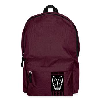 Surfing Team - Backpack - burgundy - Front