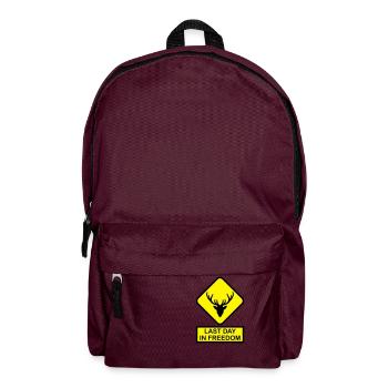 last_day_in_freedom_f2 - Rucksack - Burgunderrot - Vorne