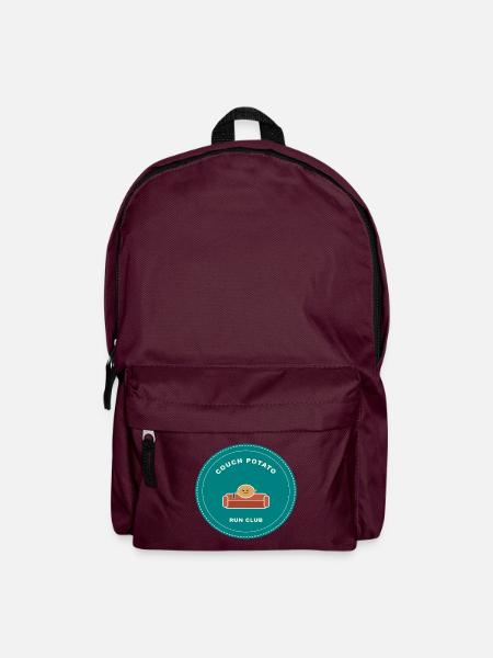 Couch Potato Run Club - Rucksack - Burgunderrot