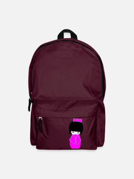 kokeshi - Backpack - burgundy