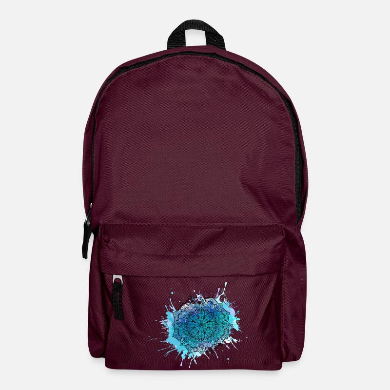 Mandala - Rucksack - Burgunderrot