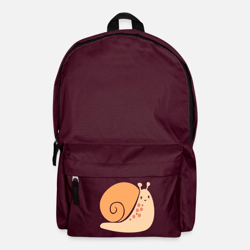 Schnecke - Rucksack - Burgunderrot
