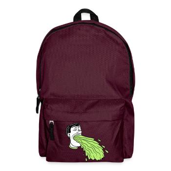 vomit vomit sick sick vomit ek - Backpack - burgundy - Front