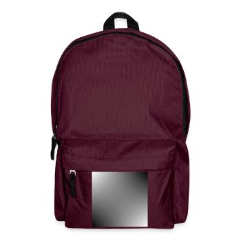 grauer Hintergrund Textur Vorlage personalisieren - Rucksack - Burgunderrot - Vorne