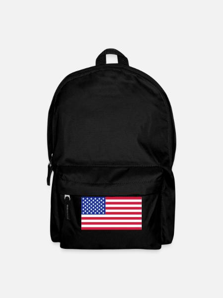 USA - Rucksack - Schwarz