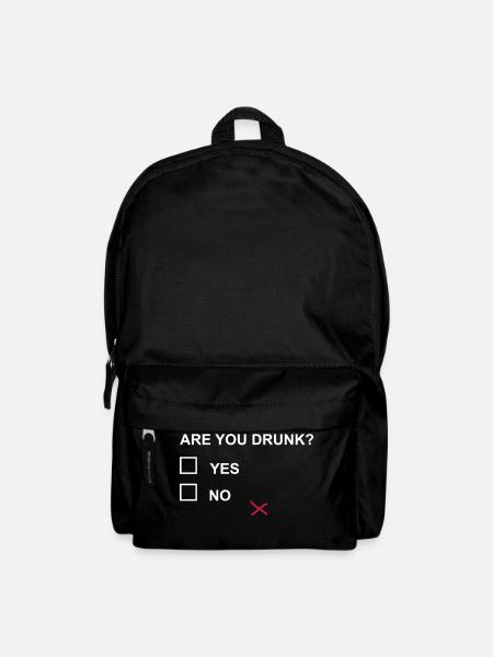 ARE YOU DRUNK? - Rucksack - Schwarz