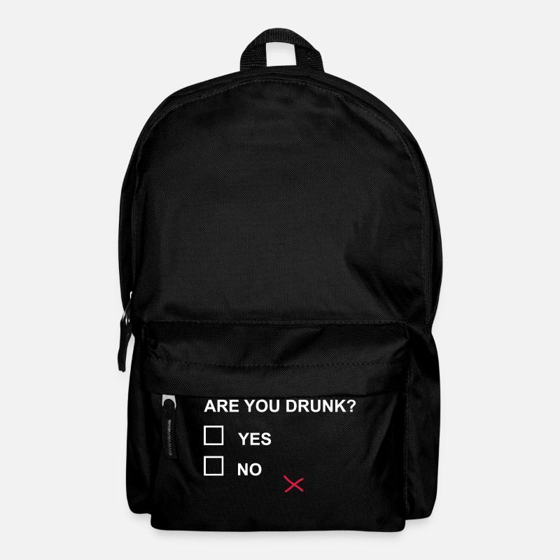 ARE YOU DRUNK? - Sac à dos - noir