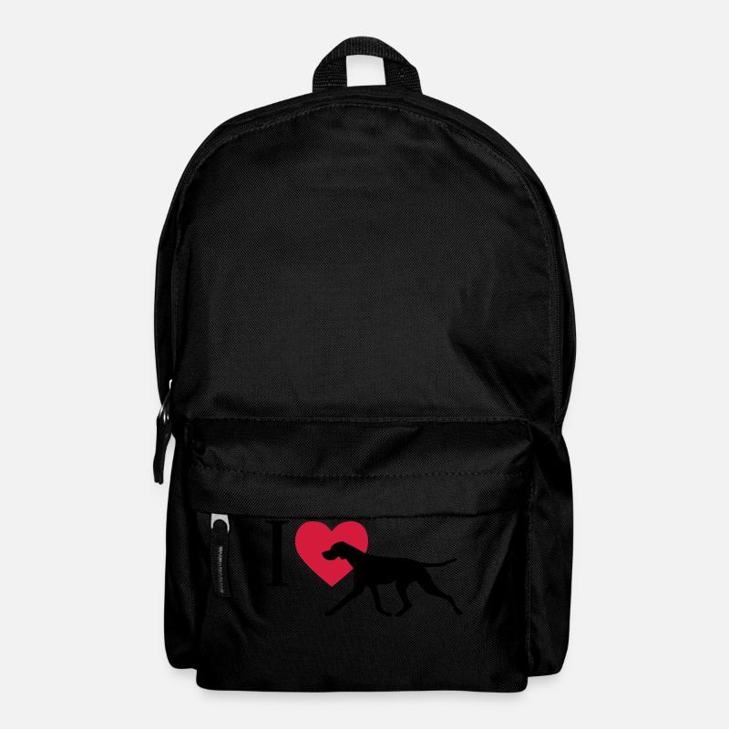 I love Pointer - Rucksack - Schwarz