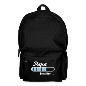 Papa Loading... - Rucksack - Schwarz - Vorne