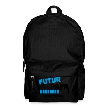 futur papa veuillez patienter - Sac à dos - noir - Devant