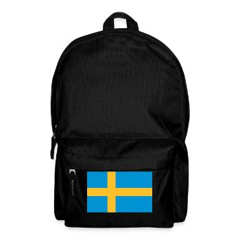National flag of Sweden - Backpack - black - Front
