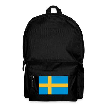 Drapeau national de Suède - Sac à dos - noir - Devant