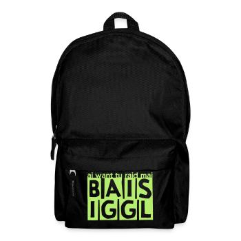 BAISIGGL square - Rucksack - Schwarz - Vorne