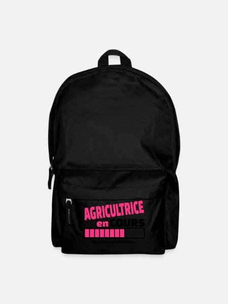 agricultrice en cours - Sac à dos - noir