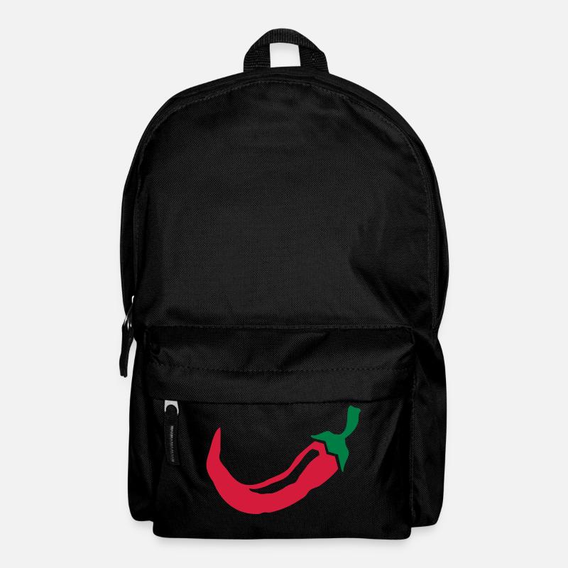 Chili Chilischote Paprika Geschenkidee - Rucksack - Schwarz