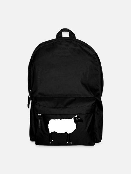 Schaf Schafe Heidschnucke Lamm Schäfer Lämmer - Rucksack - Schwarz