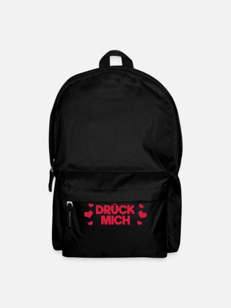Drück mich - Rucksack - Schwarz
