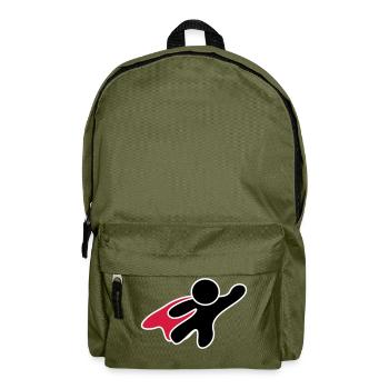 Superhero - Backpack - olive green - Front