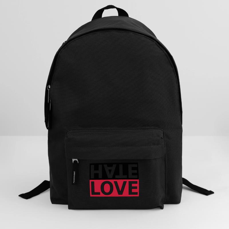 Hate Love hate love statement Backpack
