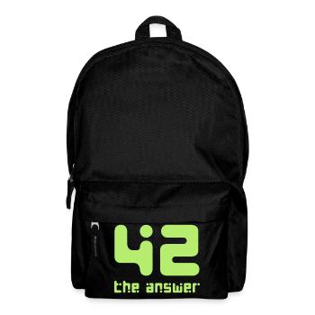 42, la réponse d’Answer Galaxis Science Fiction UFO - Sac à dos - noir - Devant