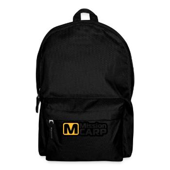 Angeln, Karpfen, Fisch, Mission carp - Rucksack - Schwarz - Vorne