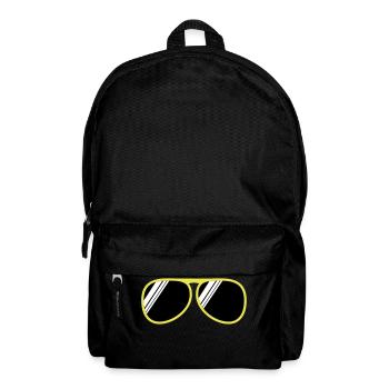 brille - Rucksack - Schwarz - Vorne
