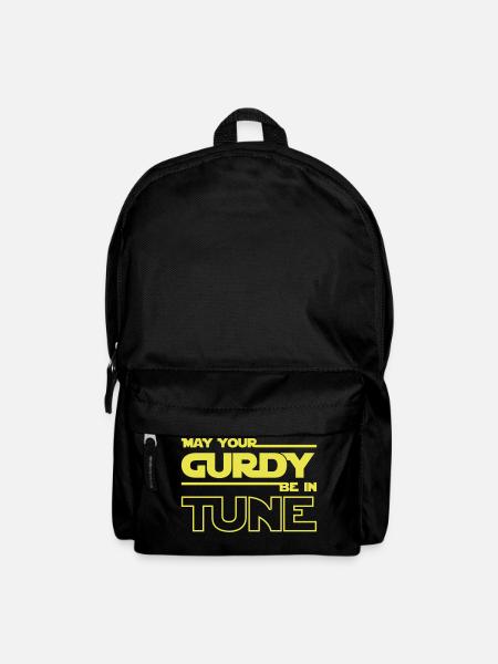 may your gurdy be in tune - Backpack - black