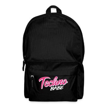 Techno babe - Backpack - black - Front