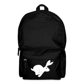 schneller Hase - Rucksack - Schwarz - Vorne